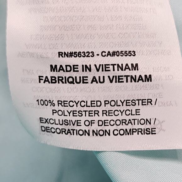 NEW Nike Jacket Womens L Blue Aqua Dri-FIT Surf 1/2 Zip Pullover Sporty Running - Picture 10 of 15